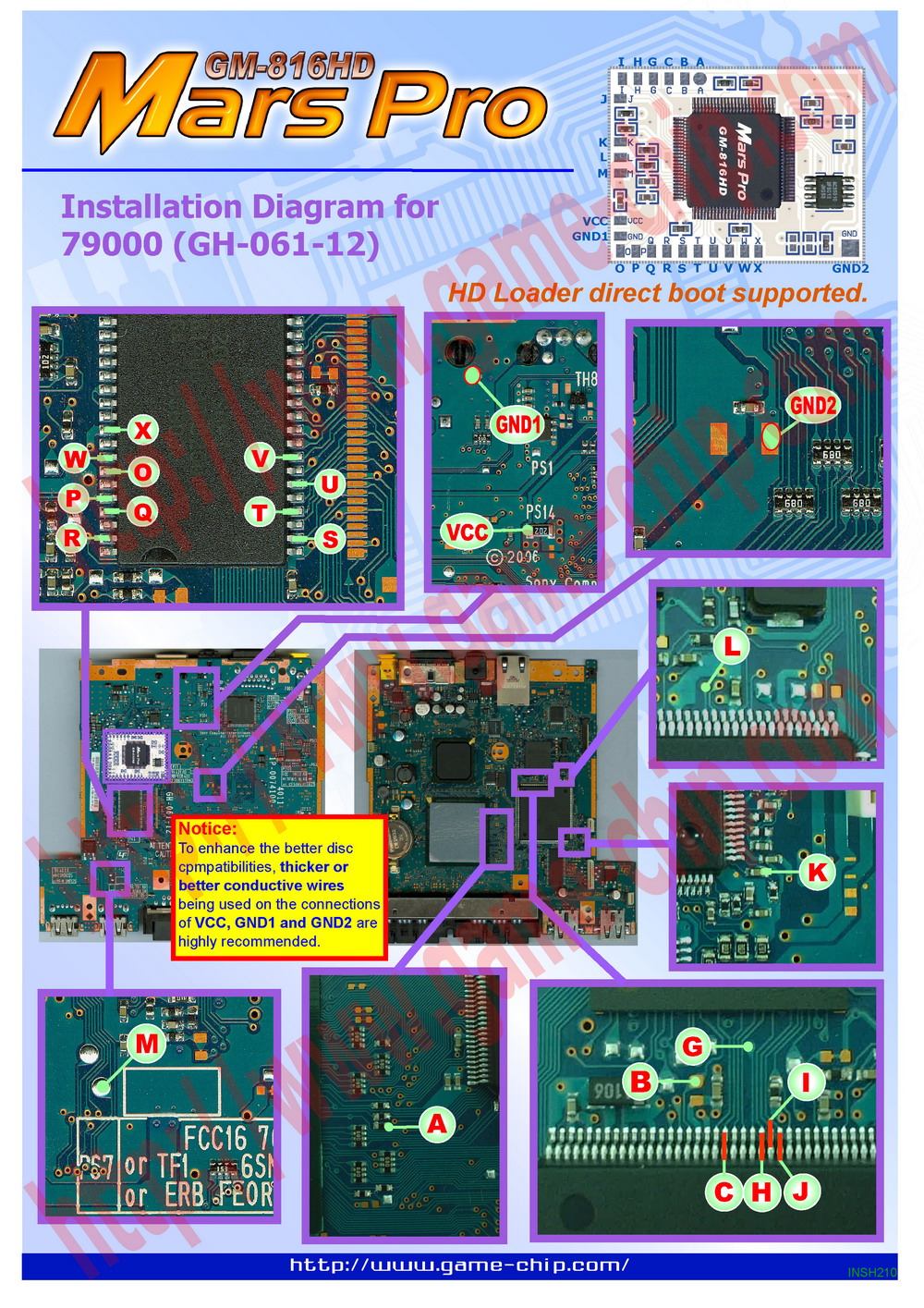 gm 816hd installation79000 game chip