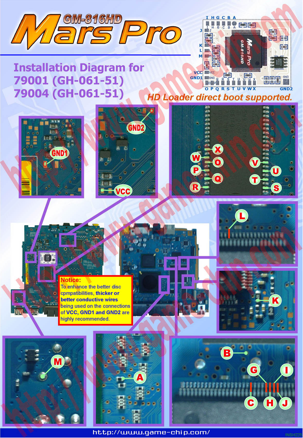 gm 816hd installation790014 game chip