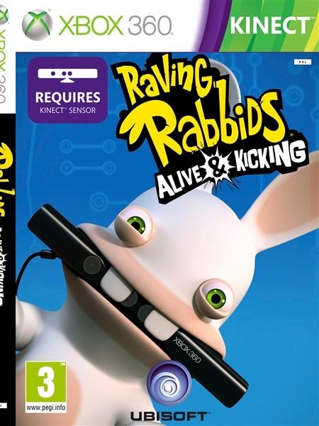 Обложка: Raving Rabbids Alive  Kicking