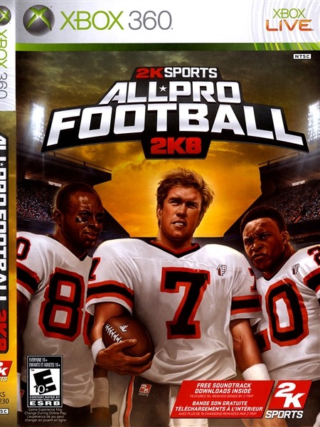 Обложка: All Pro Football 2K8