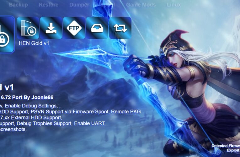 WebHost HEN 7.55 PS4 Goldhen