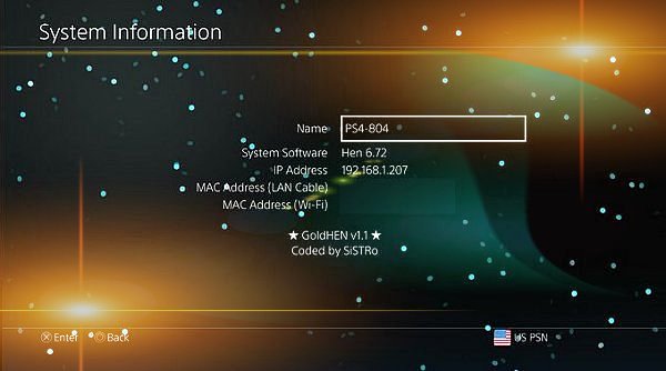 goldhen v1.1 by sistr0 with ps4 7.55 7.51 7.50 7.0x 6.72 and 5.05 payloads
