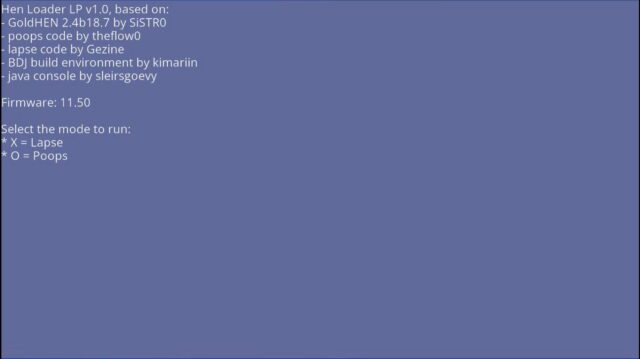 Hen Loader LP v1.0 Hen Loader LP v1.0